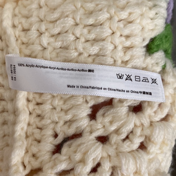 New Anthropologie Floral Crochet Cardigan - Picture 12 of 14